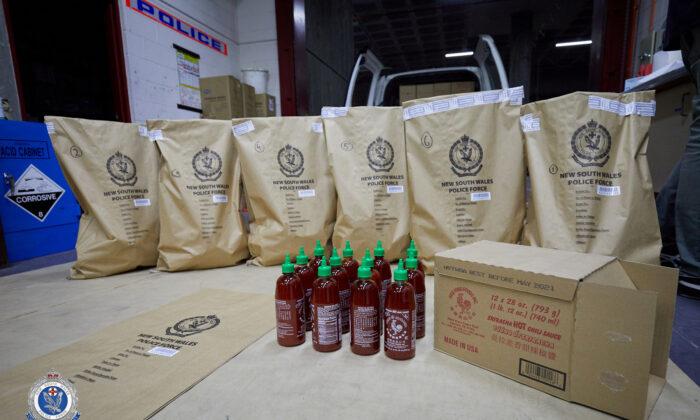 Australian Police Seize ‘Ice’ Hidden in Chili Sauce Bottles Worth Around $300M