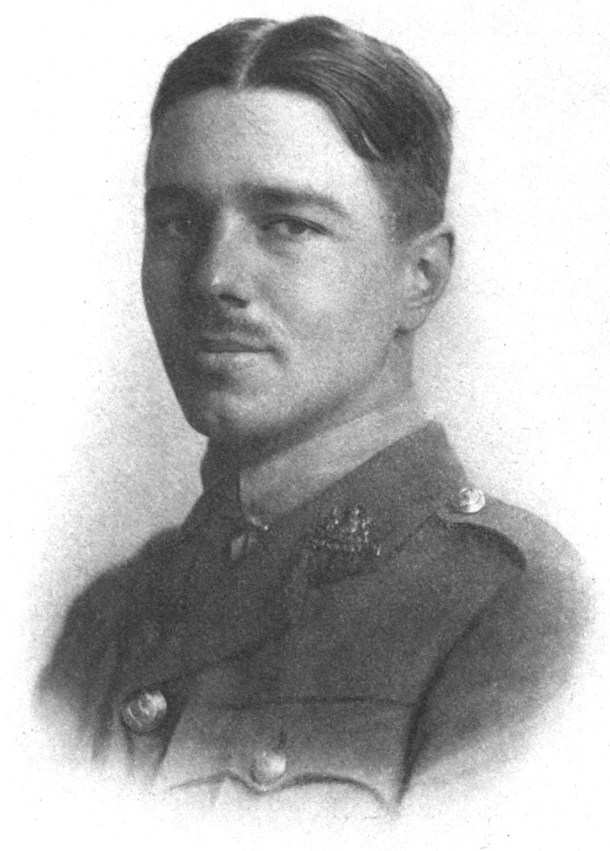 Poet Wilfred Owen from his "Poems" published in 1920. (Public Domain)