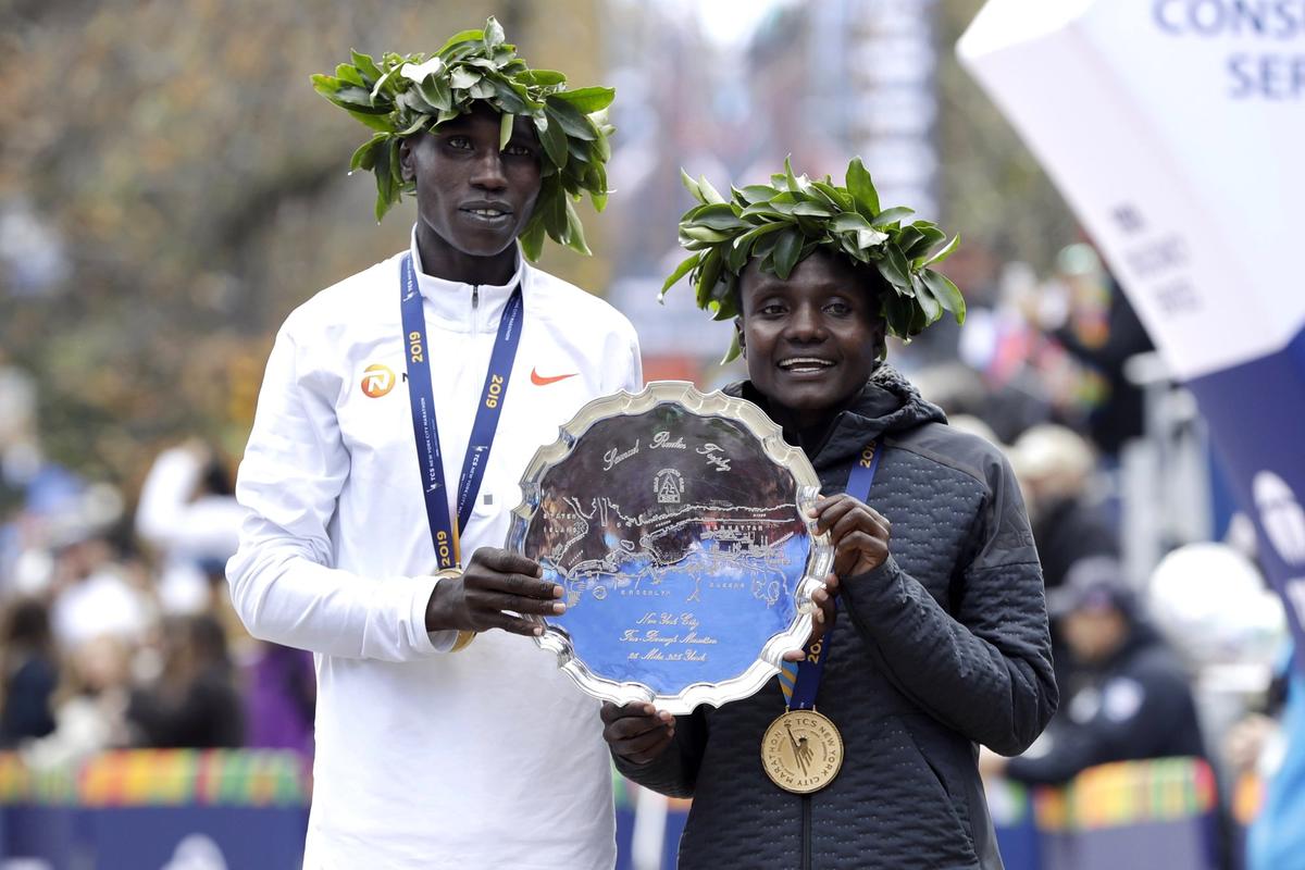 Jepkosgei Wins NYC in Her First Marathon, Kamworor Takes Men’s