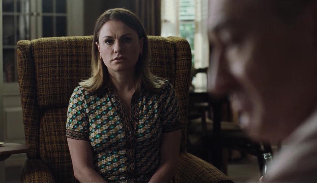 Anna Paquin, as the daughter of Frank Sheeran (Robert De Niro), provides the film's moral compass. (Netflix)