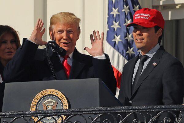 President Donald Trump invited Nationals players to the White House on Monday (Chip Somodevilla/Getty Images)