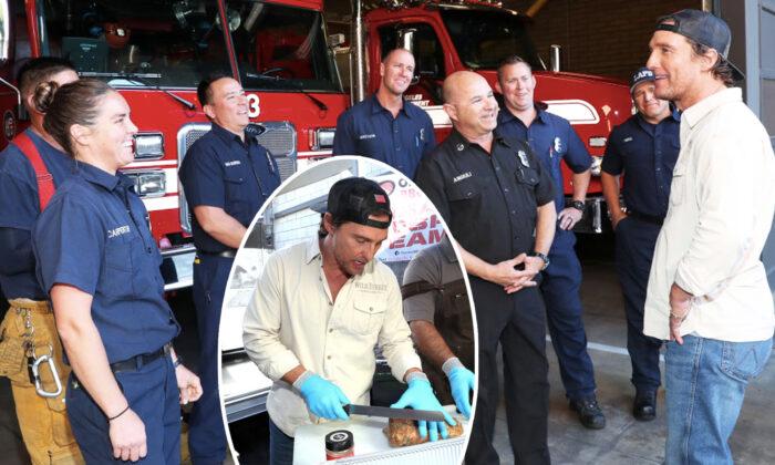 Matthew McConaughey Heads ‘BBQ Relief’ to Feed California First Responders Battling Blazes