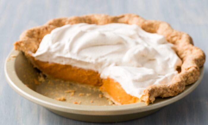 Make-Ahead Pumpkin Pie With Maple-Cinnamon Whipped Cream