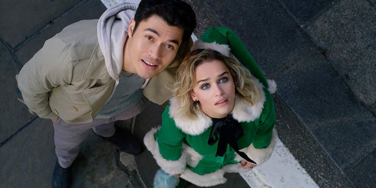 Henry Golding and Emilia Clarke in “Last Christmas.” (Universal Pictures)
