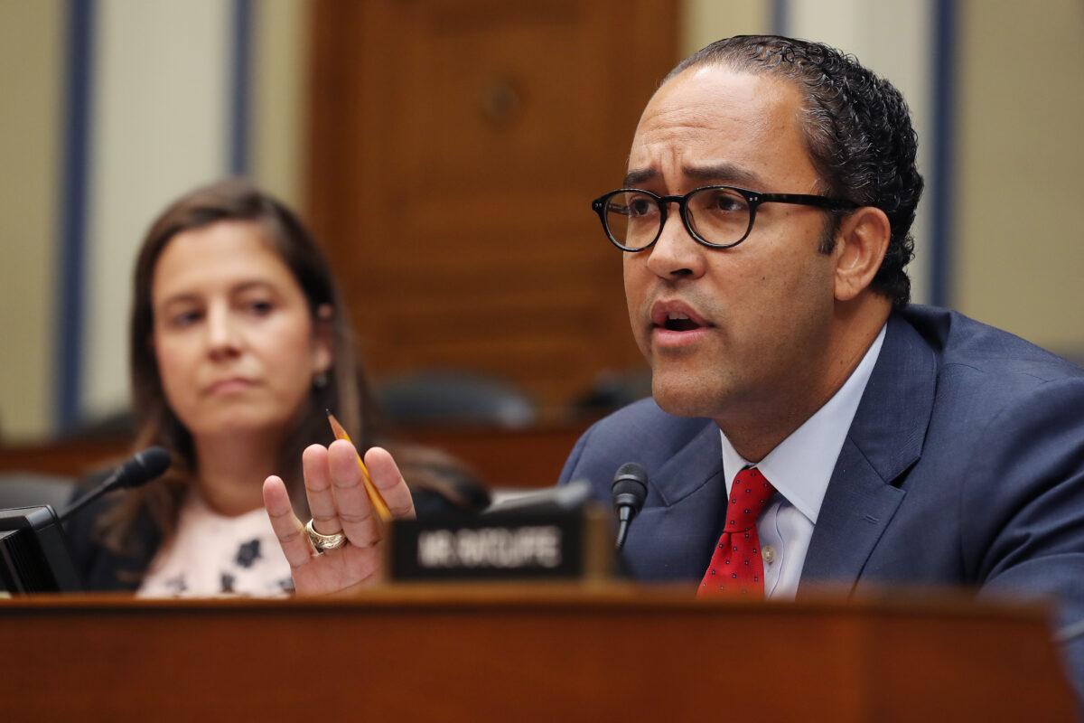 House Select Committee on Intelligence member Rep. Will Hurd (R-Texas) questions acting Director of National Intelligence Joseph Maguire in the Rayburn House Office Building on Capitol Hill in Washington on Sept. 26, 2019. (Chip Somodevilla/Getty Images)
