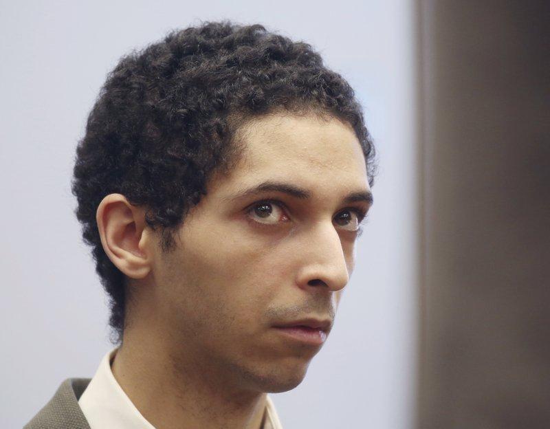 Tyler Barriss, of California, appears for a preliminary hearing in Wichita, Kan., on May 22, 2018. (Bo Rader/The Wichita Eagle via AP, File)