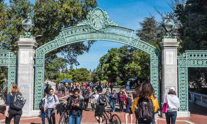 Students walk the campus at the University of California–Berkeley, in a file photo. (David A. Litman/Shutterstock)