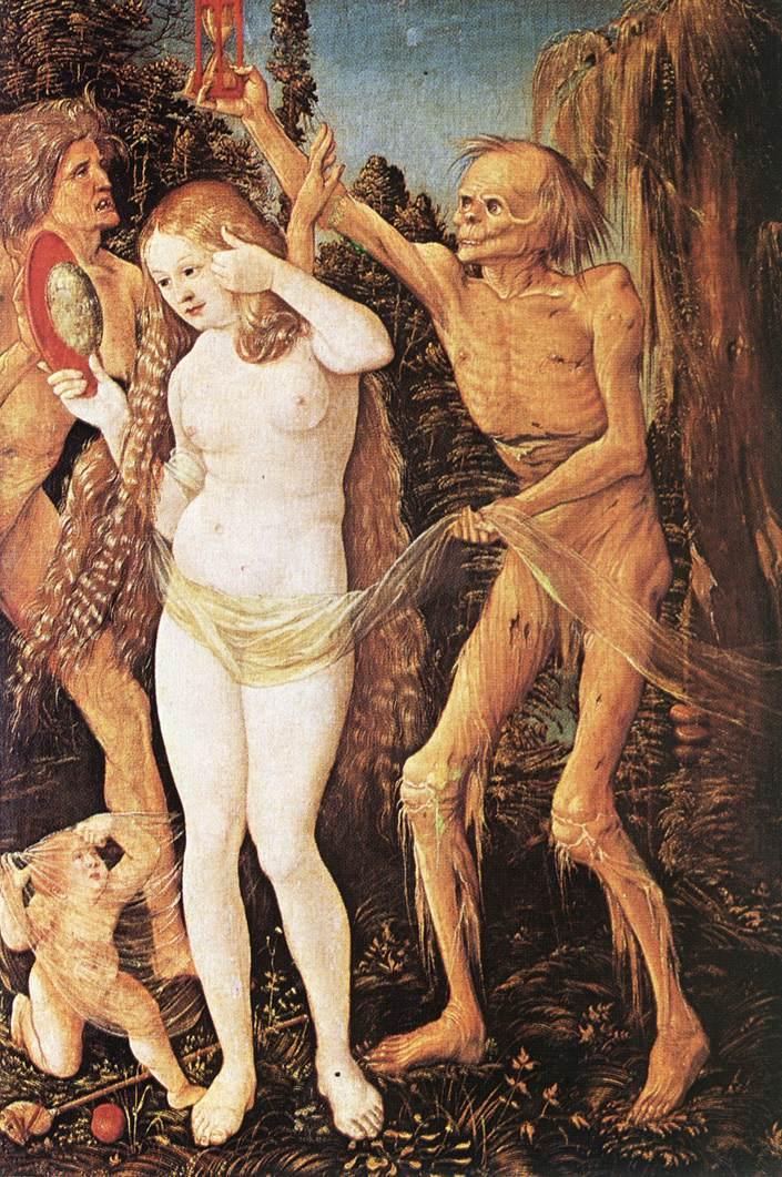 “The Three Ages of Woman and Death” 1510, by Hans Baldung. Private Collection. (Public Domain)