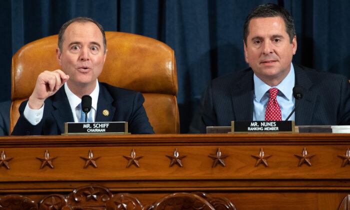 Schiff, Nunes Offer Opening Statements During Impeachment Hearings