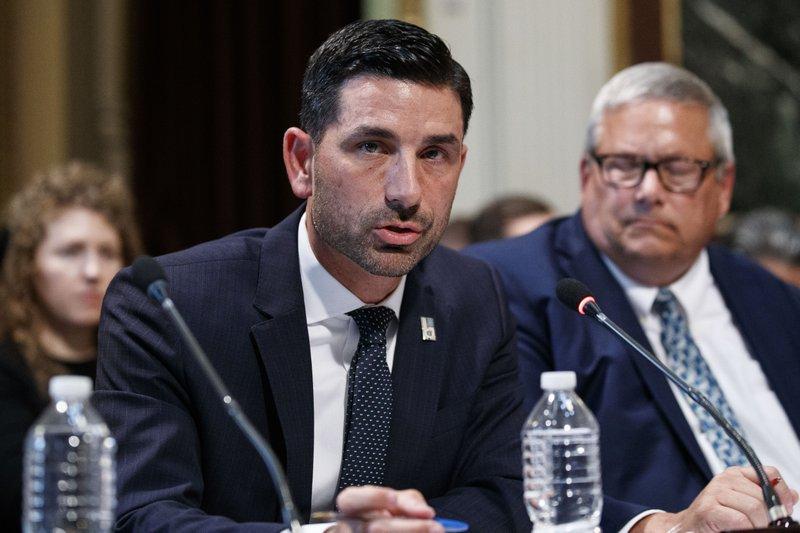 Department of Homeland Security official Chad Wolf speaks in Washington on Oct. 29, 2019. (Alex Brandon/AP Photo)