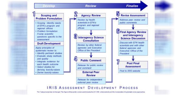 Schematic diagram explaining the Integrated Risk Information System. (Image: The Environmental Protection Agency)