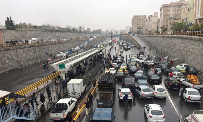 Iranians Take to the Streets Again to Protest Gasoline Price Hike