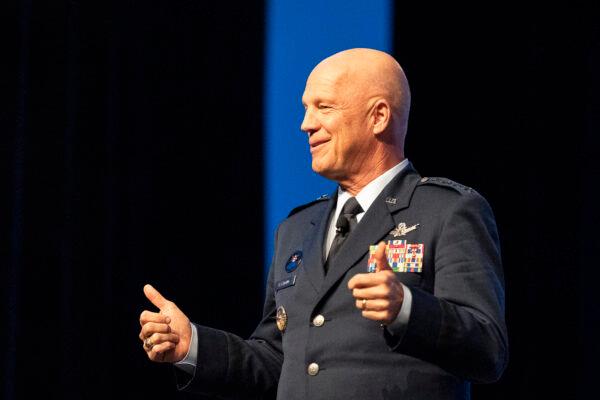 Gen. John Raymond, U.S. Space Command and Air Force Space Command commander in National Harbor, Md. on Sept. 16, 2019. ( Tech. Sgt. Armando Schwier-Morales/U.S. Air Force photo)