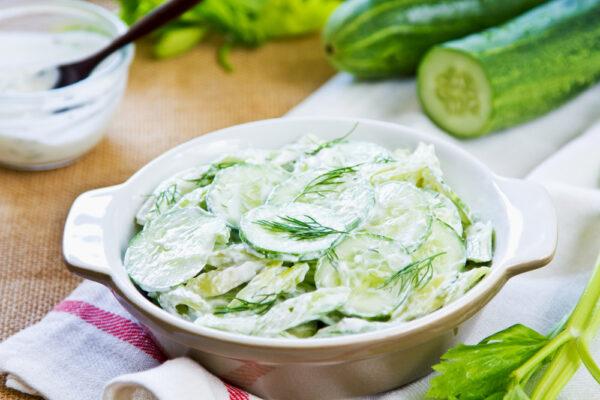 Cucumber salad. (Shutterstock)