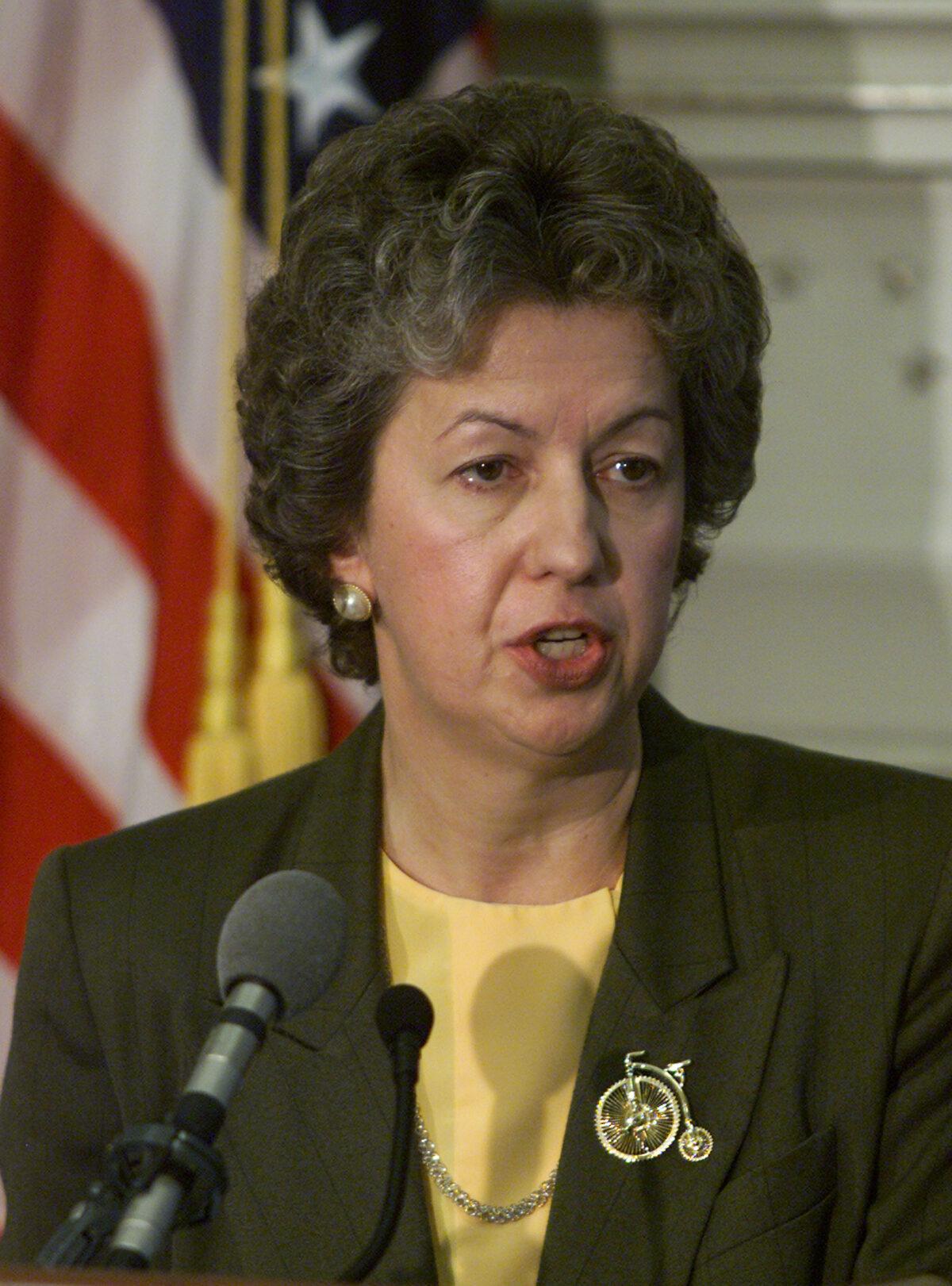 Federal Bureau of Prisons Director Kathleen Hawk Sawyer in a 2001 file photograph. (Mark Wilson/Newsmakers)