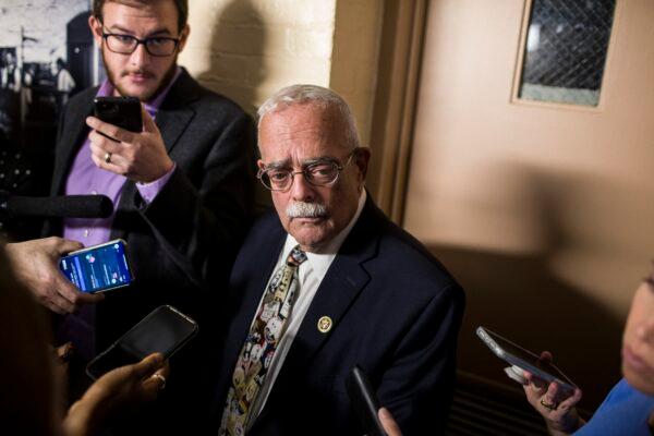 Rep. Gerry Connolly (D-Va.) talks to reporters in Washington, D.C., on Oct. 15, 2019. (Zach Gibson/Getty Images)