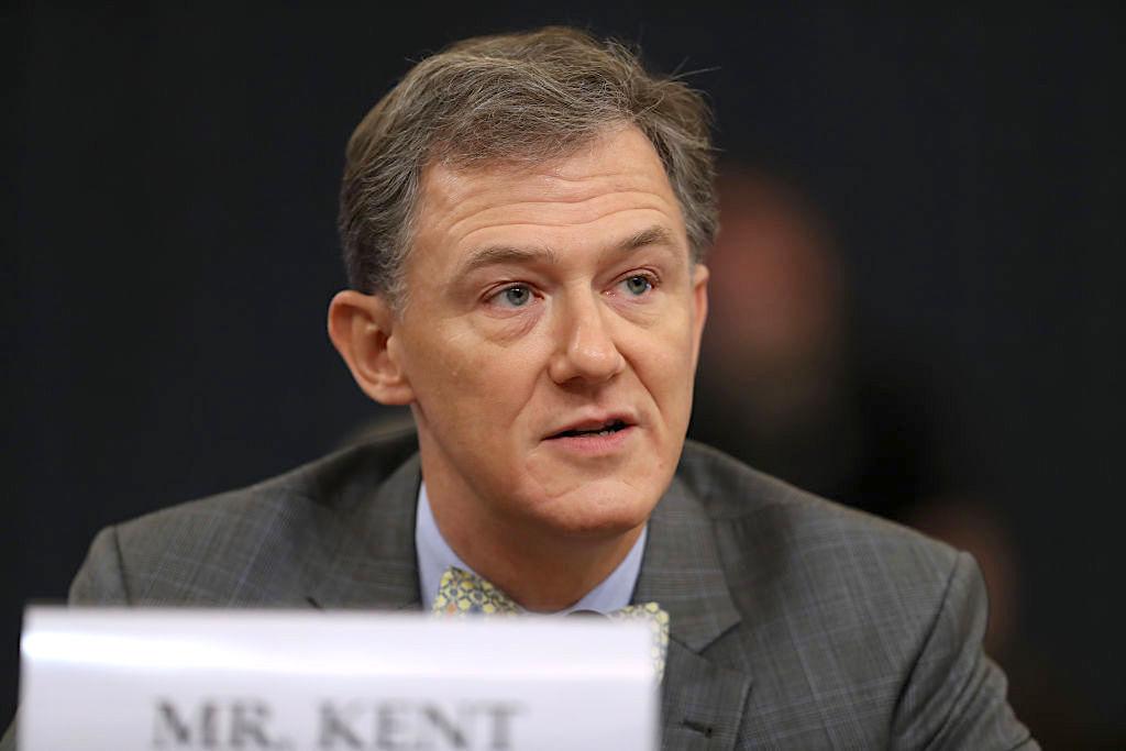 Deputy Assistant Secretary for European and Eurasian Affairs George Kent testifies before the House Intelligence Committee in the Longworth House Office Building on Capitol Hill in Washington on Nov. 13, 2019. (Chip Somodevilla/Getty Images)