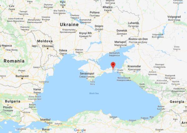 The Kerch Strait. (Google Maps)
