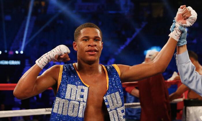 Boxing Champ Devin Haney Donates Shrimp, Crab Legs, and Cash to the Homeless on Skid Row