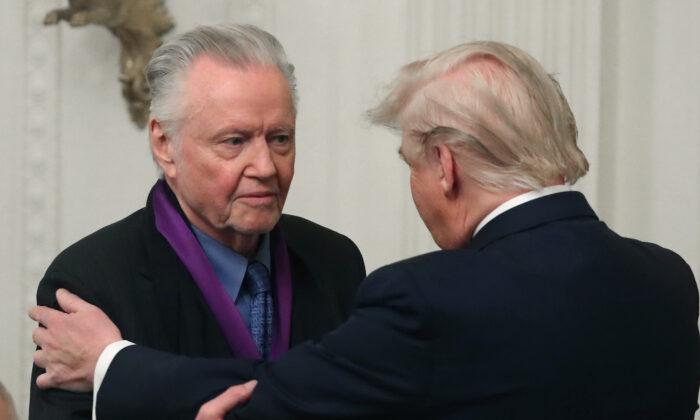 Actor Jon Voight Supports Trump in Video Message, Condemns Government’s ‘Disgusting Scheme’