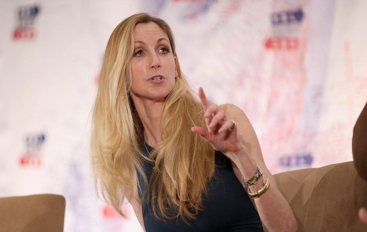 Ann Coulter speaks onstage during Politicon 2018 at Los Angeles Convention Center in Los Angeles, California on Oct. 20, 2018. (Rich Polk/Getty Images for Politicon)