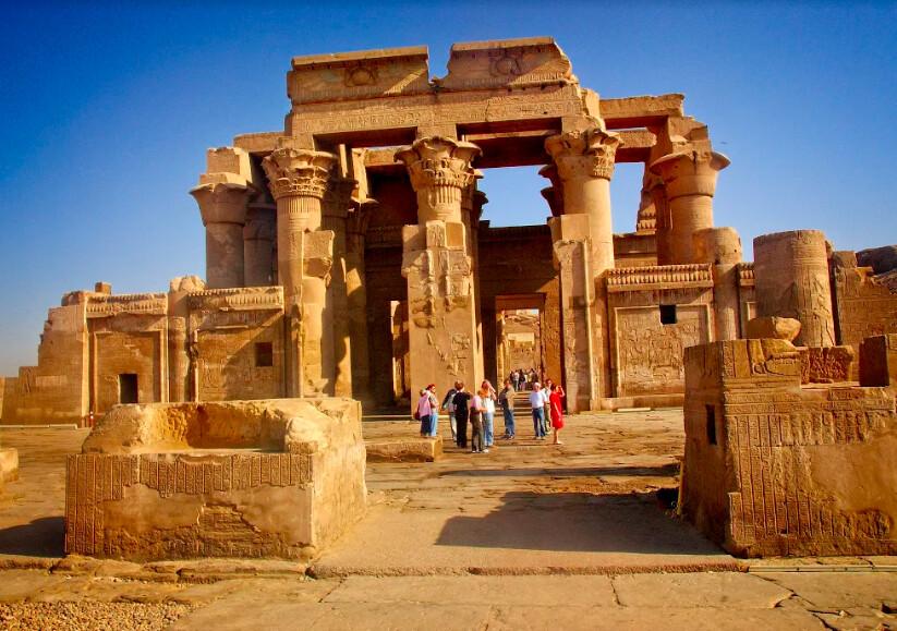 Philae Temple, in the Aswan area, is an especially beautiful shrine honoring the greatest of Egyptian goddesses, Isis. (Fred J. Eckert)