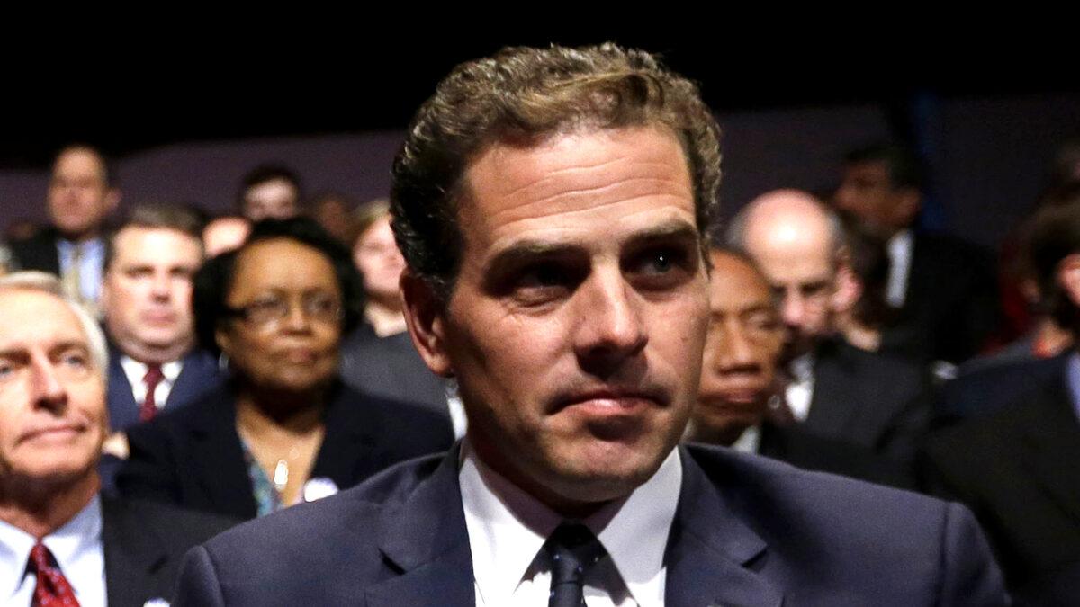 Hunter Biden, son of former Vice President Joe Biden, waits for the start of the his father's debate at Centre College in Danville, Ky., on Oct. 11, 2012. (Pablo Martinez Monsivais/AP Photo)