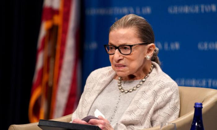 Ruth Bader Ginsburg Criticizes Washington ‘Dysfunction’ Amid Impeachment Trial