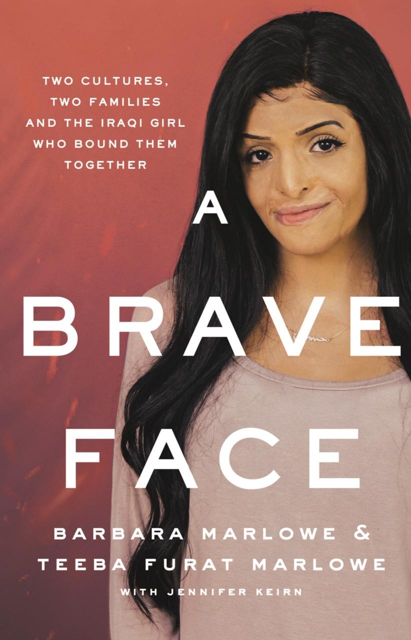 The book cover of "A Brave Face," Barbara and Teeba's collaboration. (Photo courtesy of <a href="https://www.facebook.com/barbara.marlowe1">Barbara Marlowe</a>)