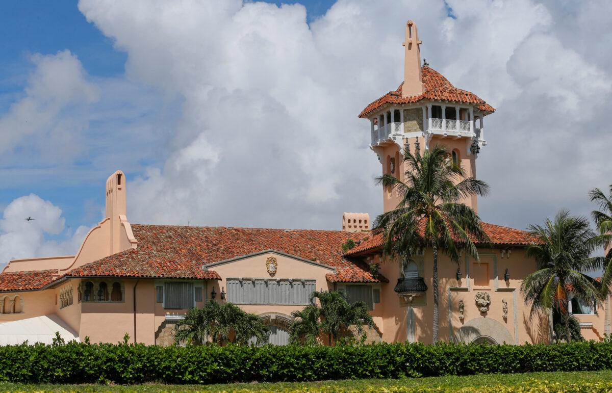 Then-President Donald Trump's Mar-a-Lago Club is shown in Palm Beach, Florida, on Aug. 31, 2019. (Joe Skipper/Reuters)