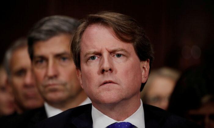 Justice Department Says Appeals Court Shouldn’t Referee McGahn Case