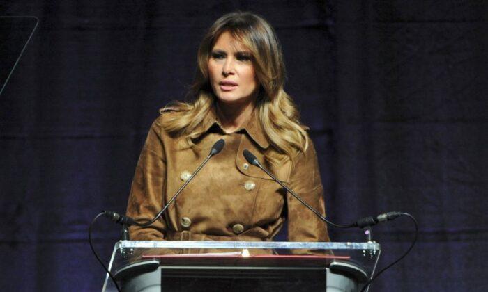 ‘We Live in a Democracy’: Melania Trump Speaks Out After Students Boo Her