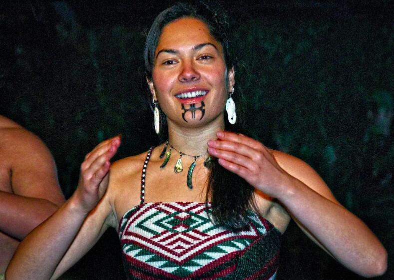 Maori Village, an evening cultural show of song, dance, and storytelling about life in pre-European New Zealand, was created by and is owned and operated by indigenous Polynesians from Rotorua. (Fred J. Eckert)