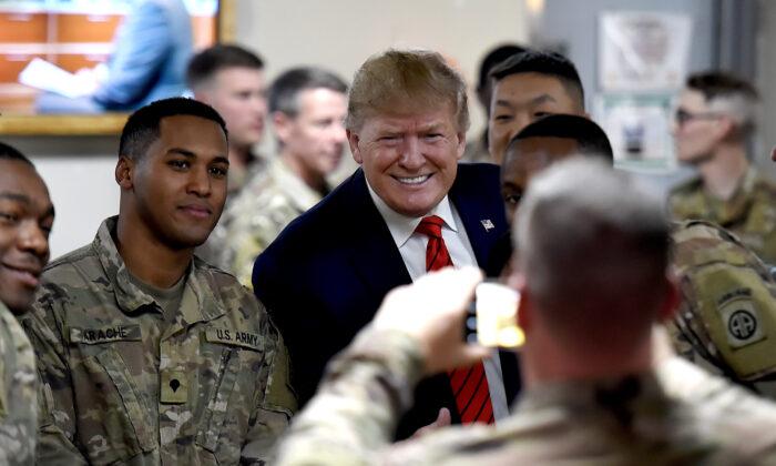 Trump Makes Surprise Visit to American Troops in Afghanistan on Thanksgiving