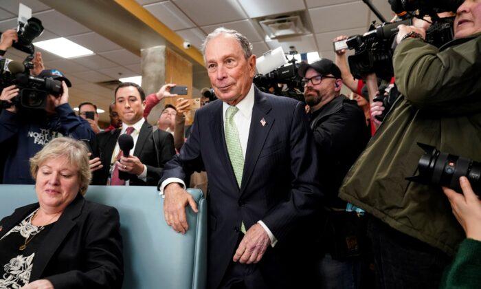 Bloomberg Ad Buys Up to $58 Million as He and Steyer Dominate Spending Among 2020 Field