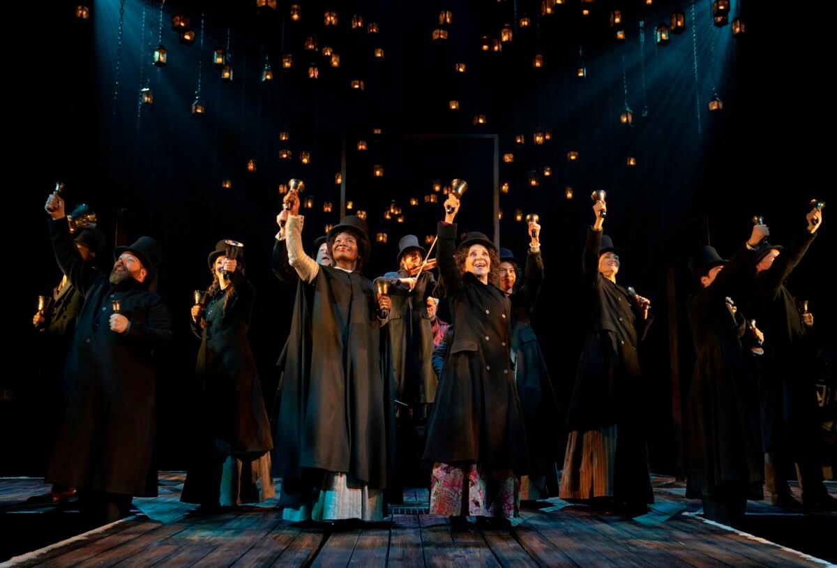 The cast of “A Christmas Carol,” now on Broadway. (Joan Marcus)
