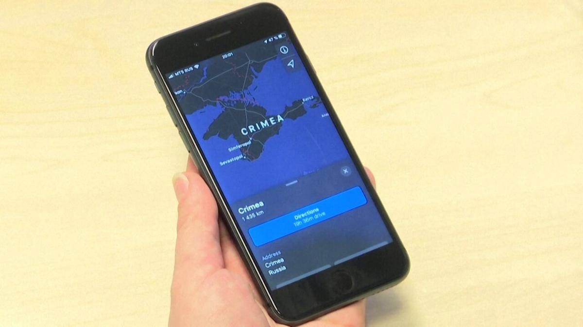 Apple Changes Crimea Map to Accommodate Russian Demands