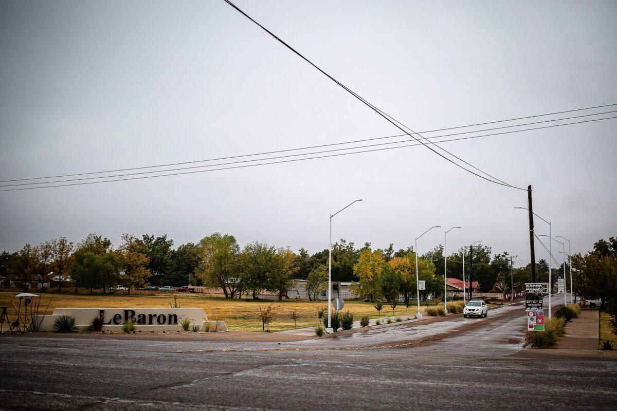 A general view of the entrance to the community of LeBaron on Nov. 8, 2019. (Manuel Velasquez/Getty Images)