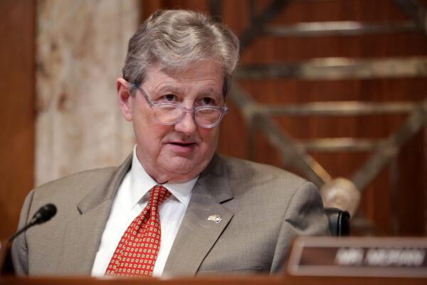 Sen. John Kennedy (R-La.) in Washington. (Chip Somodevilla/Getty Images-File)