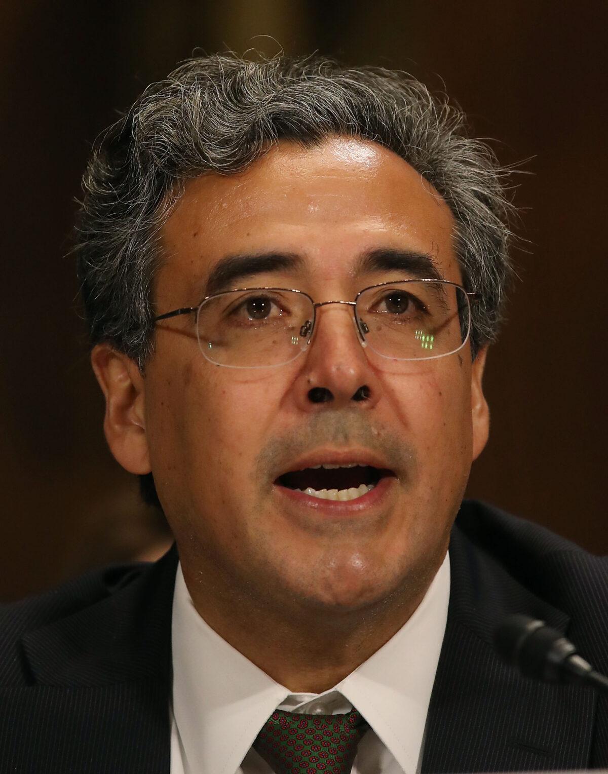 Solicitor General nominee Noel Francisco speaks during his Senate Judiciary Committee confirmation hearing on Capitol Hill in Washington on May 10, 2017. (Mark Wilson/Getty Images)