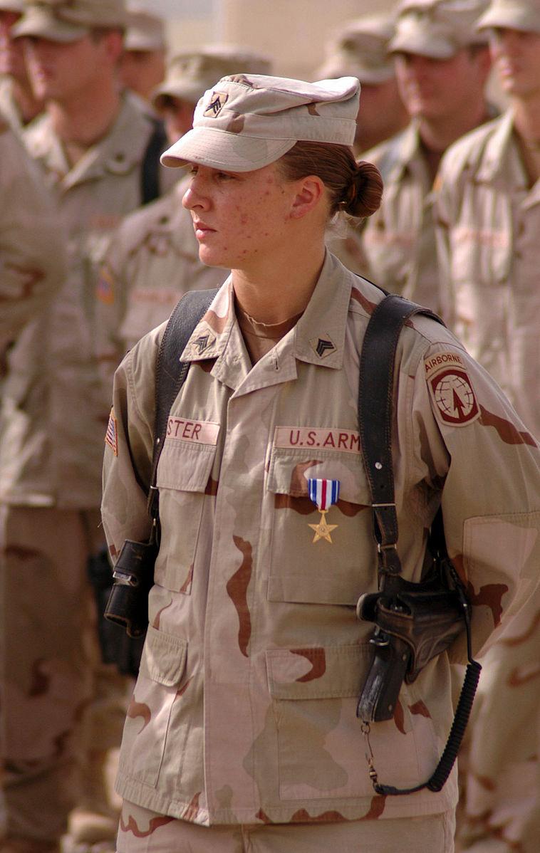 (<a href="https://en.wikipedia.org/wiki/File:Leigh_Ann_Hester_medal.jpg">Specialist Jeremy D. Crisp, United States Army</a>/Wikipedia)