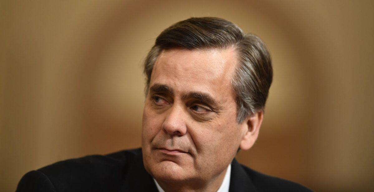 Professor Jonathan Turley listens during a House Judiciary Committee hearing on the impeachment inquiry against President Donald Trump in Washington on Dec. 4, 2019. (Brendan Smialowski/AFP via Getty Images)