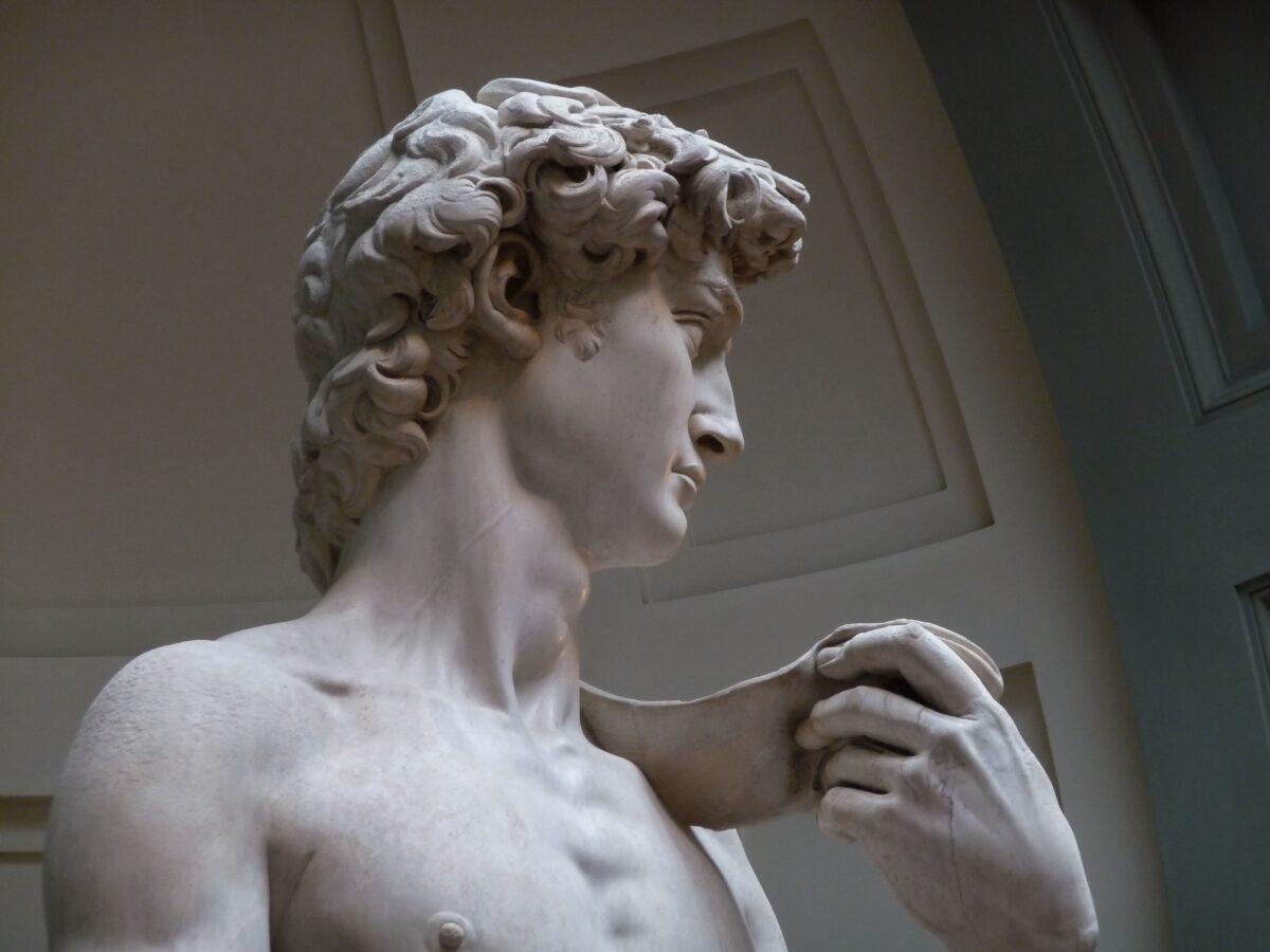 “David,” 1501-1504, by Michelangelo. Galleria dell'Accademia, Florence. (CC-BY-3.0)