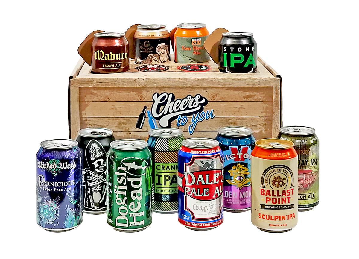 Top Rated Beer Gift Basket. (Courtesy of GiveThemBeer.com)
