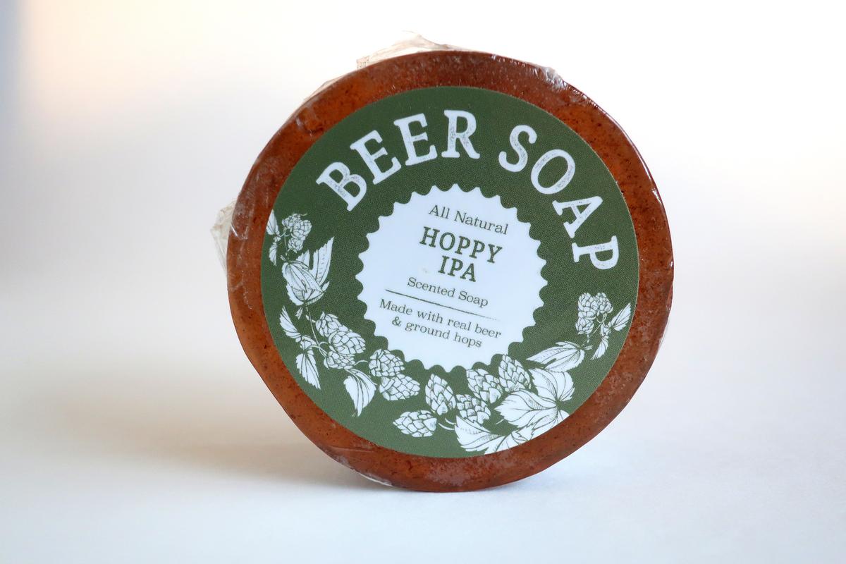 Swag Brewery Beer Soap. (Kevin Revolinski)