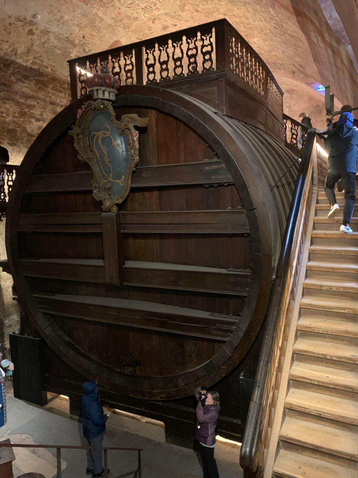 A rather large barrel of wine in Heidelberg. (Janna Graber)