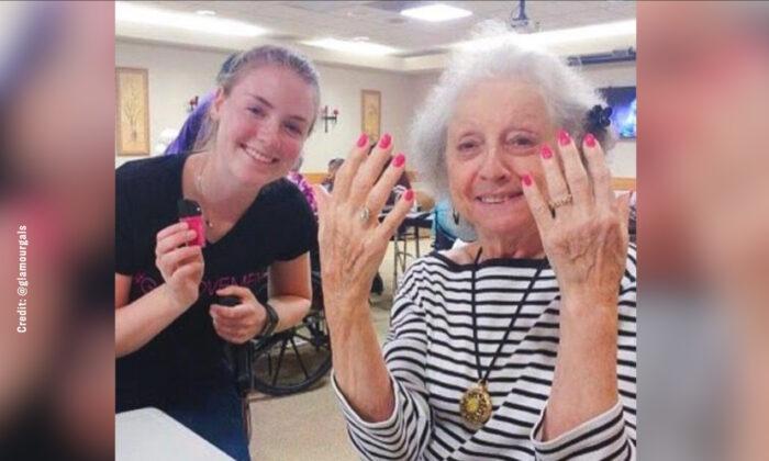 Teens Bring Smiles to Senior Citizens in Assisted Living Through Makeovers