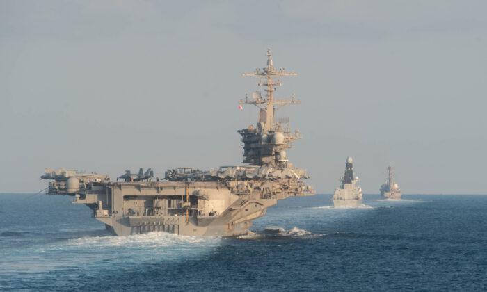 Navy Boasts of 6 Carriers At Sea, Despite One Sidelined by COVID-19