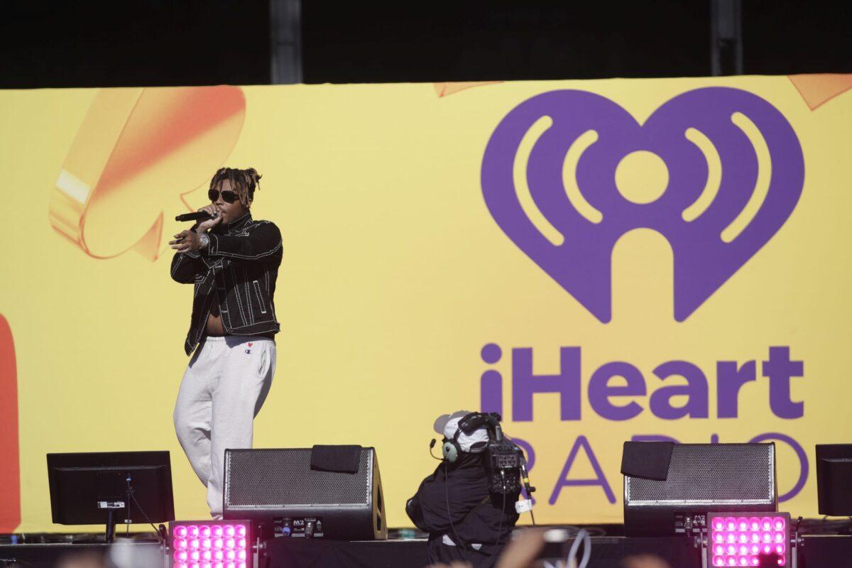 Juice Wrld performs onstage during the Daytime Stage at the 2019 iHeartRadio Music Festival held at the Las Vegas Festival Grounds on September 21, 2019 in Las Vegas, Nevada EDITORIAL USE ONLY. (Photo by Isaac Brekken/Getty Images for iHeartMedia)