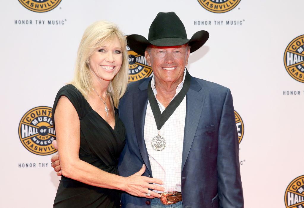 George and Norma Strait at the Country Music Hall of Fame in 2017 (©Getty Images | <a href="https://www.gettyimages.com/detail/news-photo/norma-strait-and-george-strait-attend-medallion-ceremony-to-news-photo/865151746?adppopup=true">Terry Wyatt</a>)